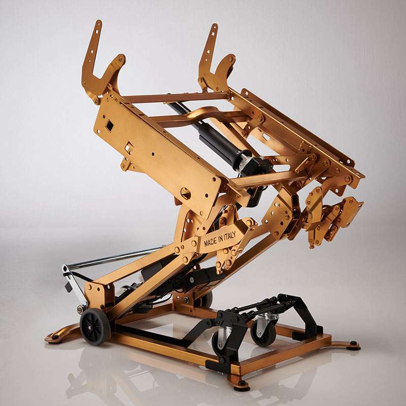 telaio e meccanica poltrona lucrezia gold